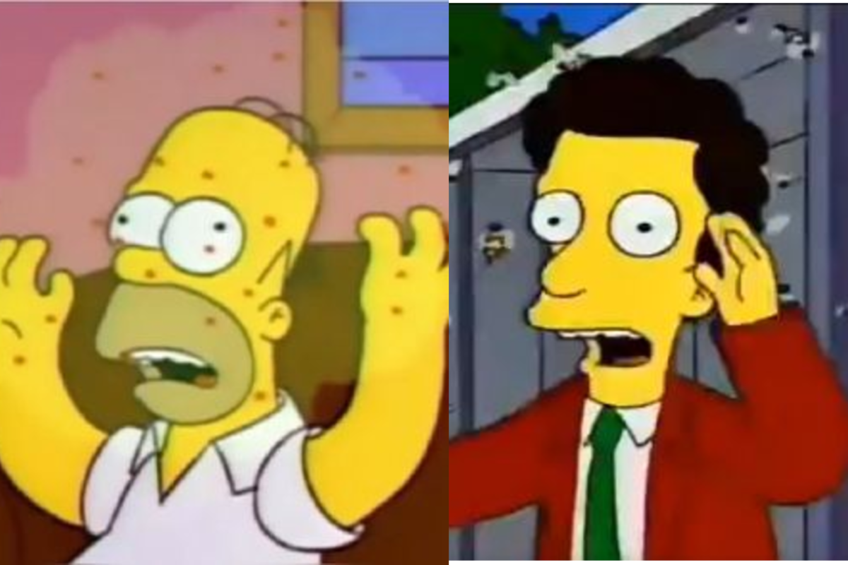 Los Simpson son furor en las redes por la difusión de una escena que coincide con el presente de la pandemia mundial