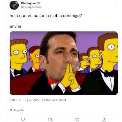 Los Simpson y Lionel Scaloni, el DT de la selección, unidos para hacer un meme por la niebla sobre Buenos Aires y alrededores