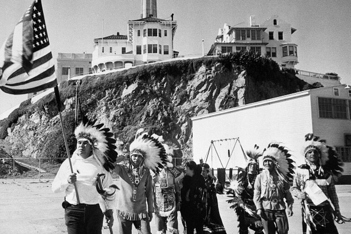 Los Sioux fueron uno de los pueblos indígenas que tuvieron representación en la ocupación de Alcatraz