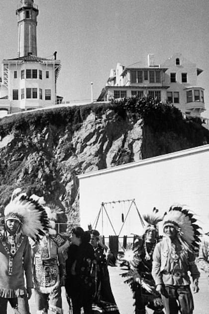 Los Sioux fueron uno de los pueblos indígenas que tuvieron representación en la ocupación de Alcatraz