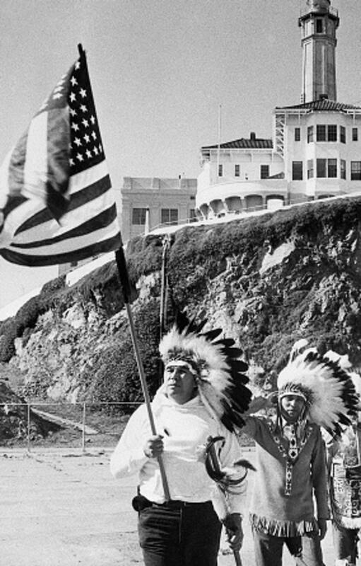 Los Sioux fueron uno de los pueblos indígenas que tuvieron representación en la ocupación de Alcatraz