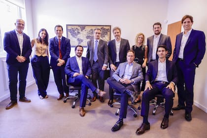 Los socios del estudio Tavarone, Rovelli, Salim y Miani