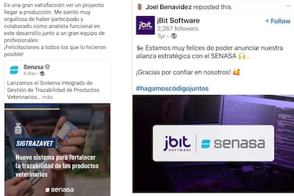 Los socios festejaron la "alianza estratégica" con el Senasa