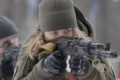 Los soldados de reserva en Ucrania se han estado preparando para una posible invasión rusa