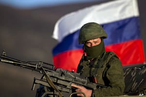 Los soldados rusos heridos son atendidos en el hospital militar de Zaporiyia