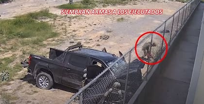 Los soldados sembraron armas en la escena