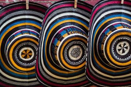 Los sombreros "vueltiaos", típicos del Caribe colombiano