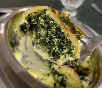 Los sorrentinos rellenos de espinaca y ricota