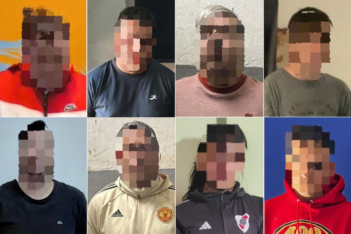 Los sospechosos detenidos por la policía bonaerense