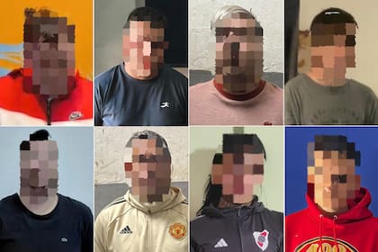 Los sospechosos detenidos por la policía bonaerense