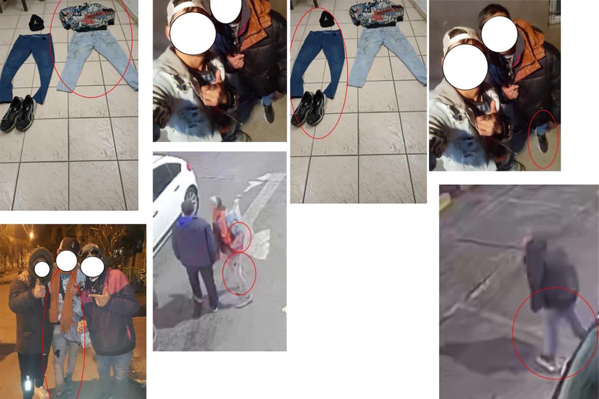 Los sospechosos fueron identificados a partir de imágenes de cámaras de seguridad y la información surgida de un teléfono celular olvidado en la huida