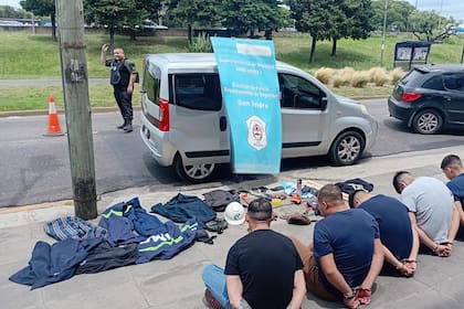 Los sospechosos fueron interceptados en Martínez