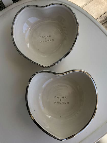 Los souvenirs del casamiento de Dalma Maradona