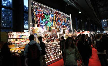 Los stands de novelas gráficas y cómics son de los más visitados por el público que busca una nueva experiencia de lectura