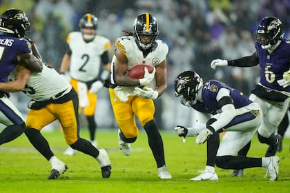Los Steelers y los Ravens protagonizarán el segundo partido de la Wild Card de la NFL (Archivo)
