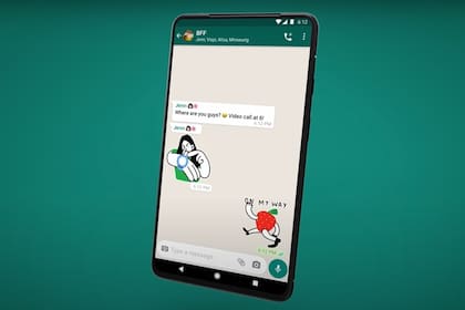 Los stickers son utilizados para expresar de forma gráfica diversos sentimientos o reacciones.