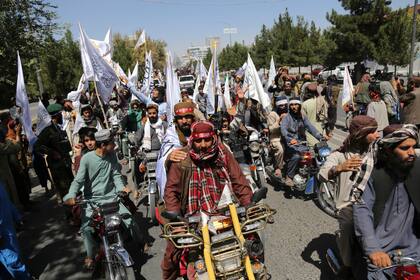 Los talibanes conmemoraron el aniversario de su toma del poder en Kabul.