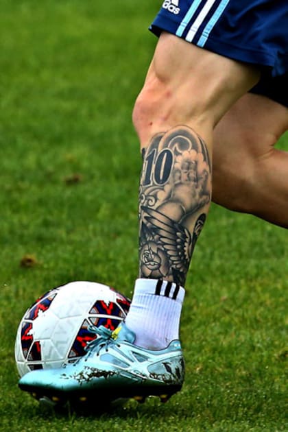 Los tatuajes de Messi dan la vuelta al mundo