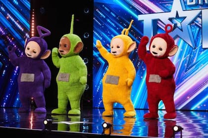 Los Teletubbies reaparecieron en el escenario de un programa de televisión británico