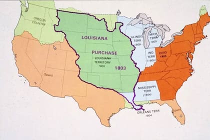 Los territorios que Estados Unidos compró a lo largo de su historia para formar el país que es ahora