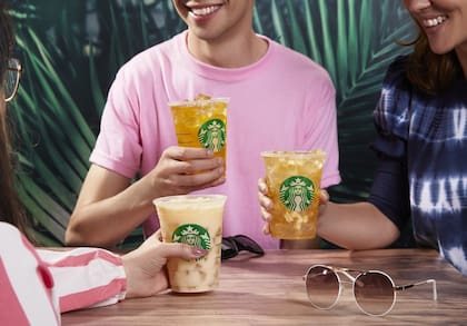 Los tés helados y frapuccinos son una excelente opción para niños y jóvenes en Starbucks (Archivo)