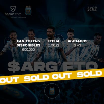 Los tokens, una inversión que a la AFA le genera sus ingresos con el seleccionado argentino