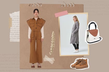 Los tonos de los árboles y el suelo acompañan las tendencias de moda.