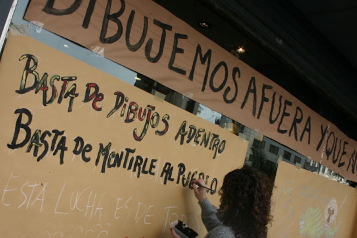 Los trabajadores del Indec protestaron por la manipulación de los índices y la intervención oficial en el organismo estadístico