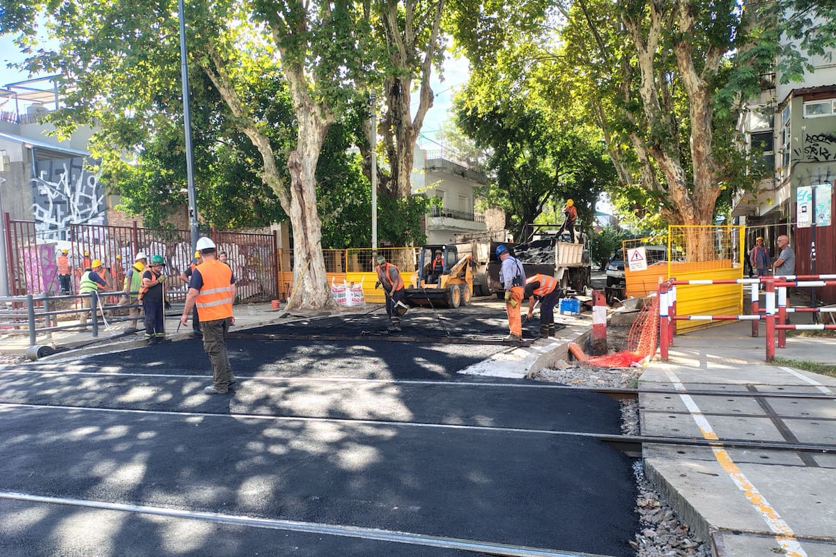 Los trabajos avanzan y la barrera se cerrará el miércoles