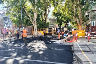 Cierran una barrera clave para construir un paso bajo nivel: cuánto durará la obra