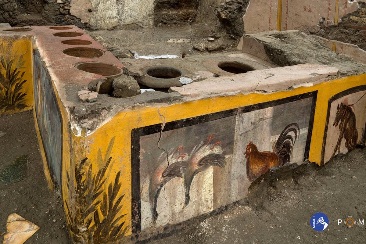 Los trabajos de excavación de los arqueológos revelaron un "termopolio"