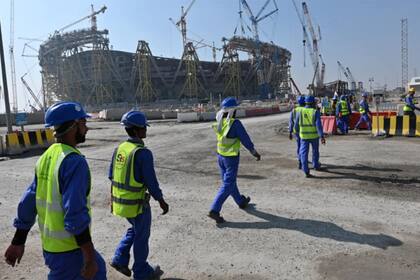 Los trabajos en los estadios de Qatar siguen su camino