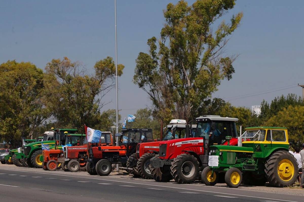 Los tractores en Córdoba
