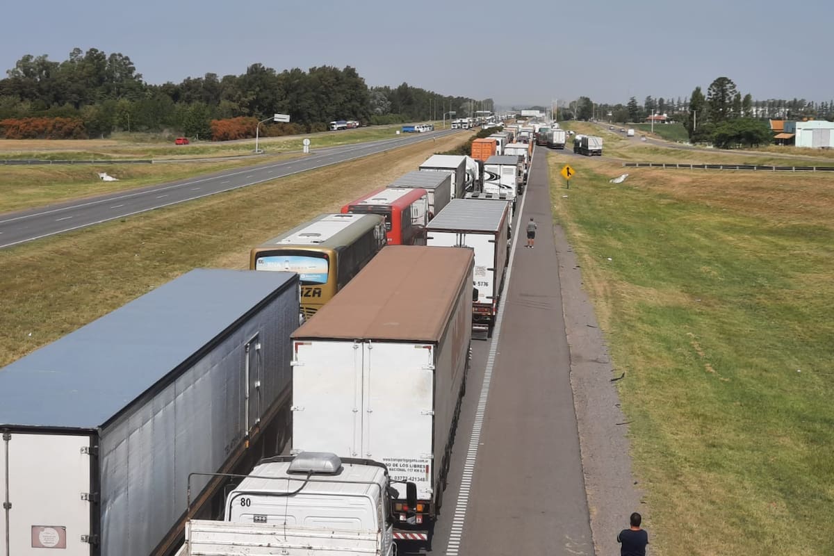 Los transportistas tenían activa la protesta desde el lunes pasado