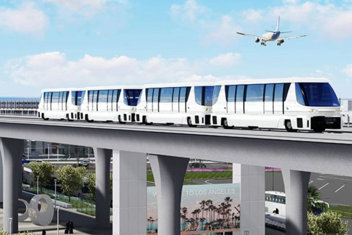 Los trenes conectarán el aeropuerto de Los Ángeles con transporte público