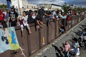 Los trenes de carga son un transporte habitual entre quienes intentan llegar a Estados Unidos