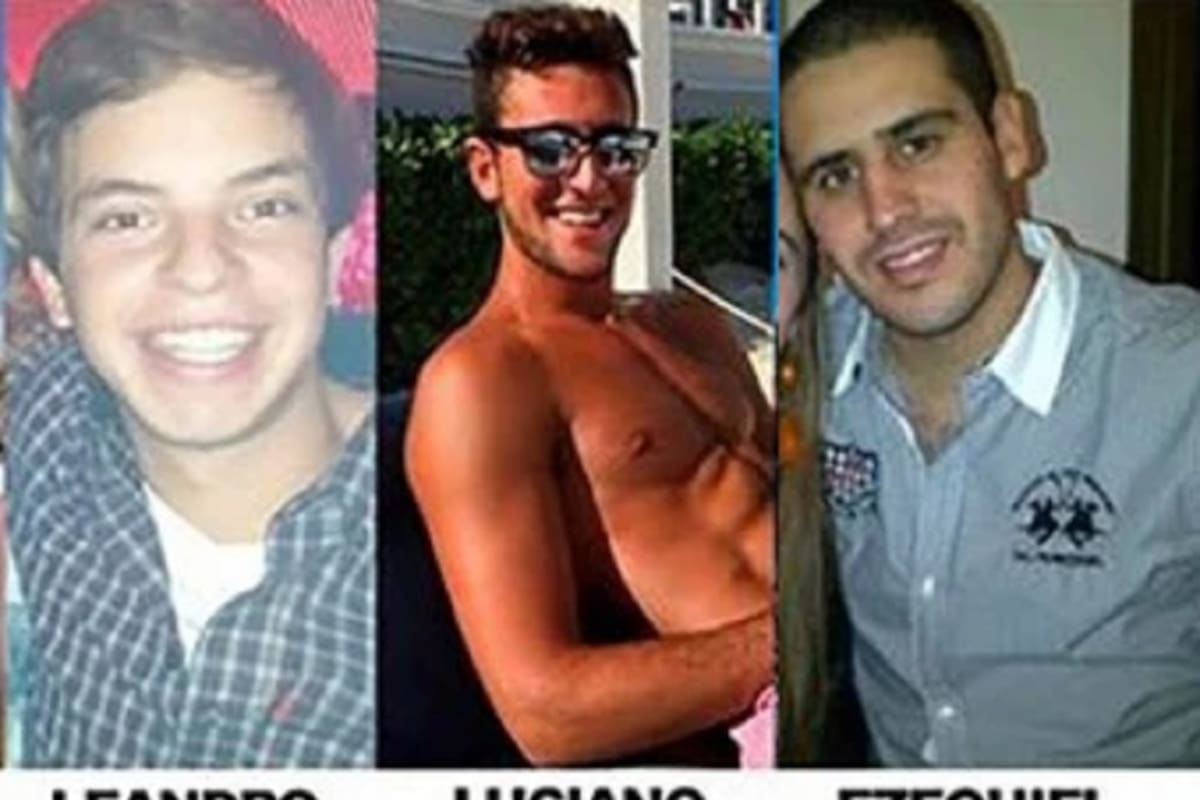 Los tres acusados que admitieron su participación en lo que fue calificado como la "manada de Chubut" que abusó de una chica en septiembre de 2012