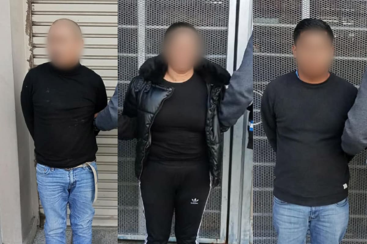 Los tres ciudadanos colombianos detenidos, acusados de intentar robar un automóvil