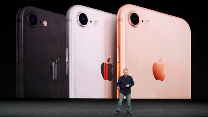 Los tres colores del iPhone 8