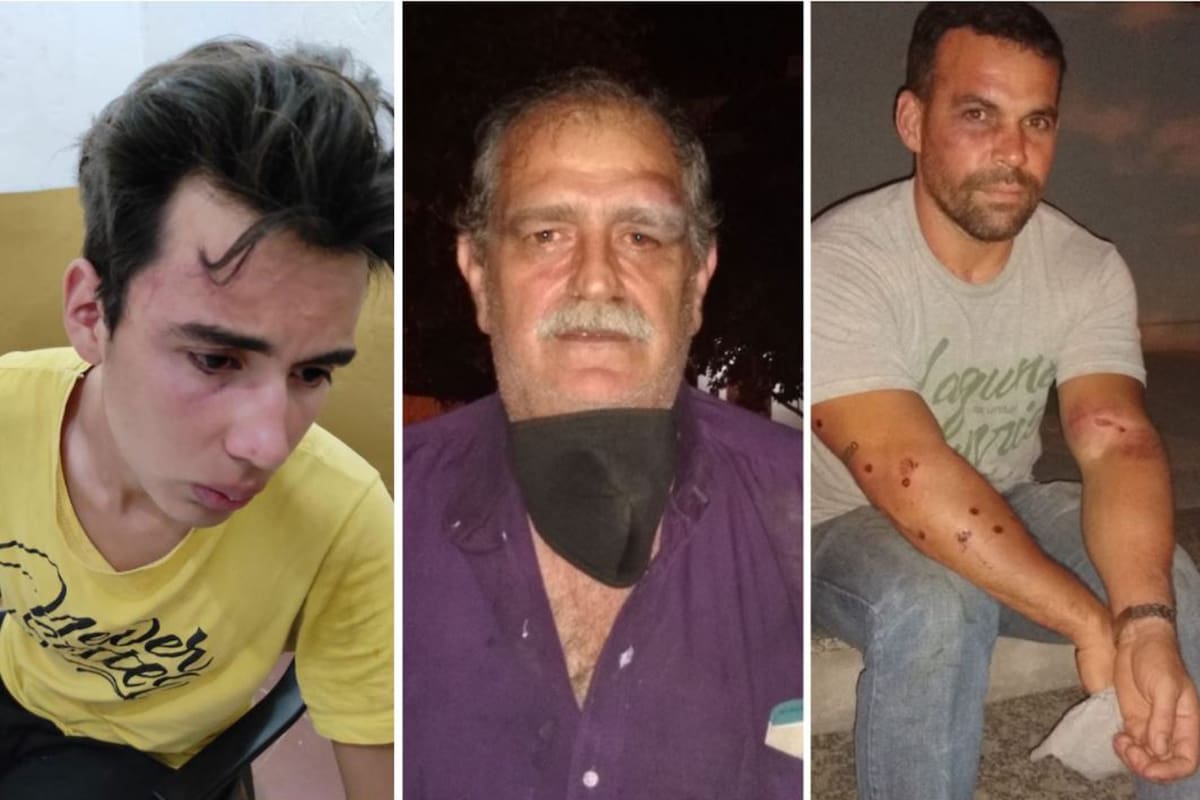 Los tres dirigentes que fueron liberados esta madrugada en Formosa