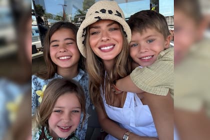Los tres hijos de la China Suárez se encuentran en Argentina con sus respectivos padres