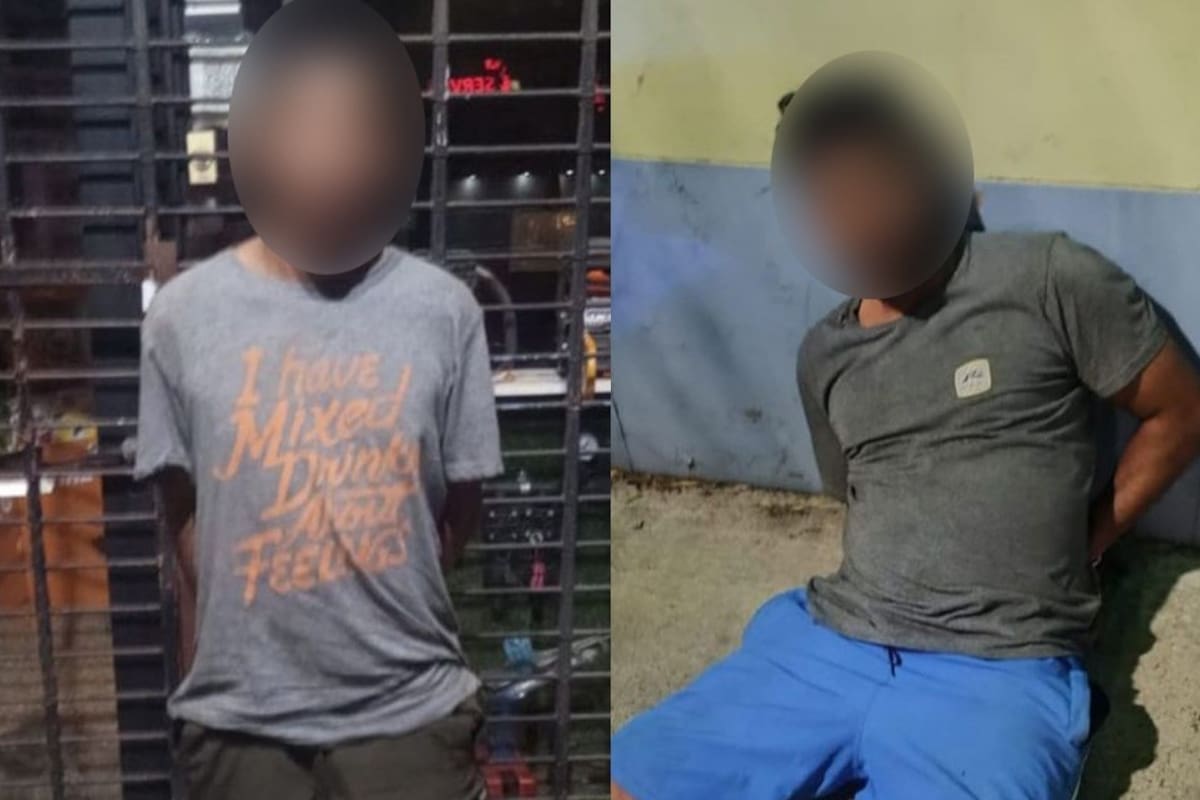 Los tres hombres detenidos tras el robo en Villa Urquiza