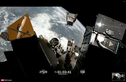 Los tres satélites fueron lanzados con éxito el 7 de julio de 2026