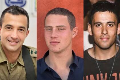 Los tres soldados que fueron devueltos por Hamas a Israel
