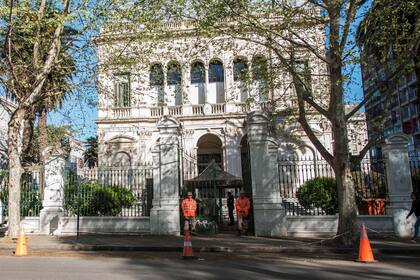 Los tribunales de Rosario durante el juicio a la banda de Los Monos