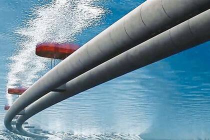 Los túneles submarinos por donde circularán los autos
