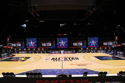 Los últimos detalles para la gran noche de la NBA, con sus estrellas, en Atlanta.