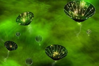 Los universos bebé que se ramifican de nuestro universo poco después del Big Bang nos aparecen como agujeros negros