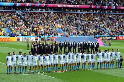 Los uruguayos emocionaron durante el himno