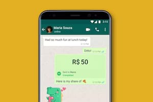 Los usuarios brasileños podrán enviar y recibir dinero sin comisión desde WhatsApp, una función que la compañía había anunciado hace un año